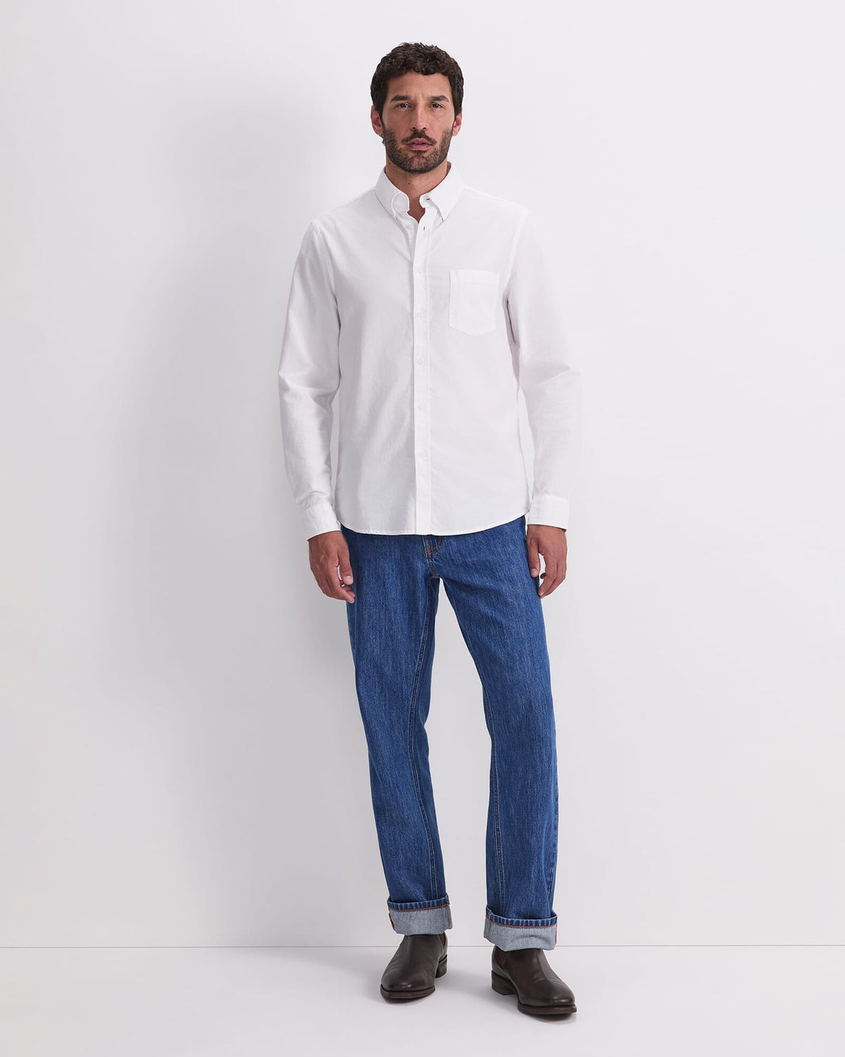 Long Sleeve Oxford Shirt