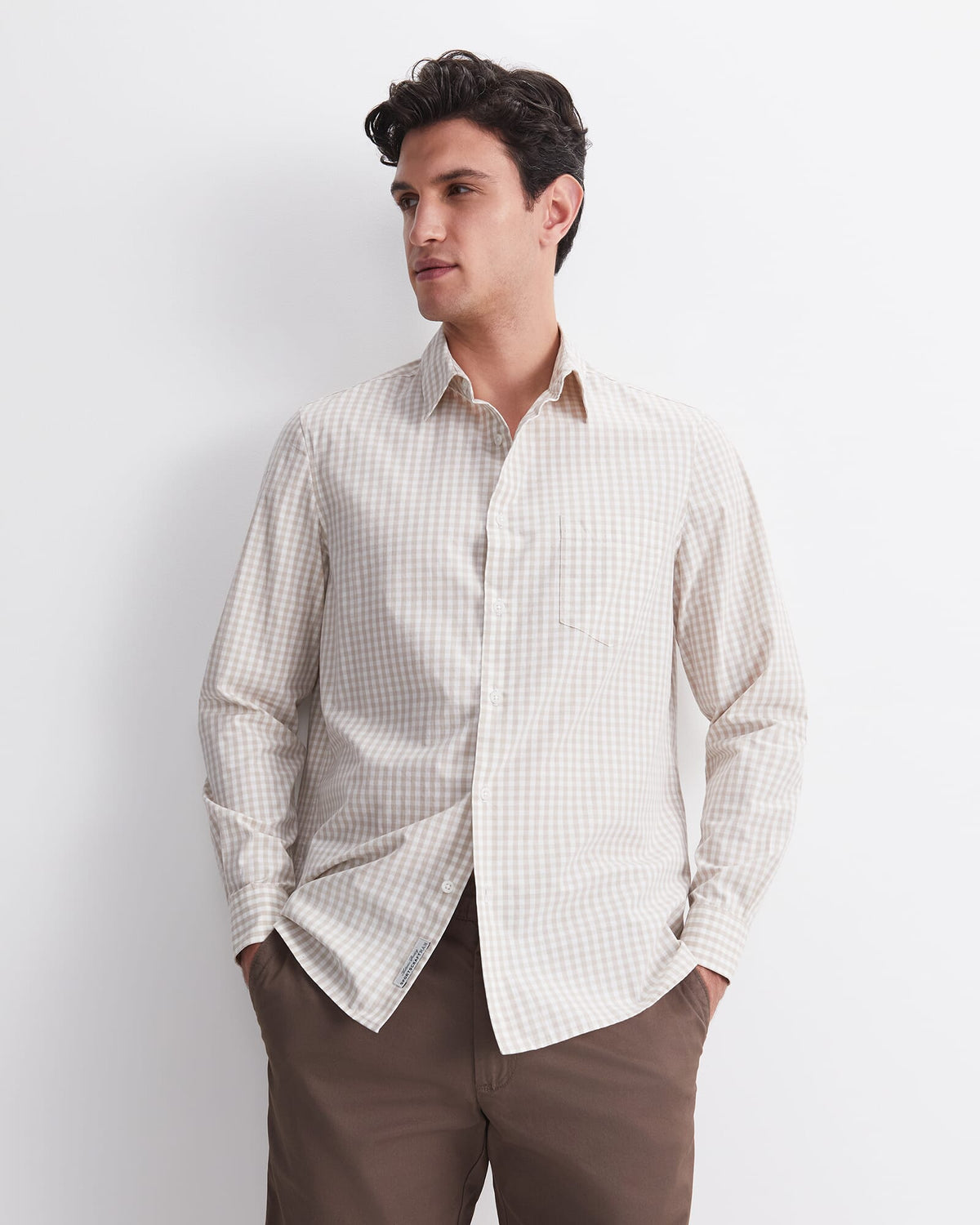 Thomas Long Sleeve Gingham Shirt