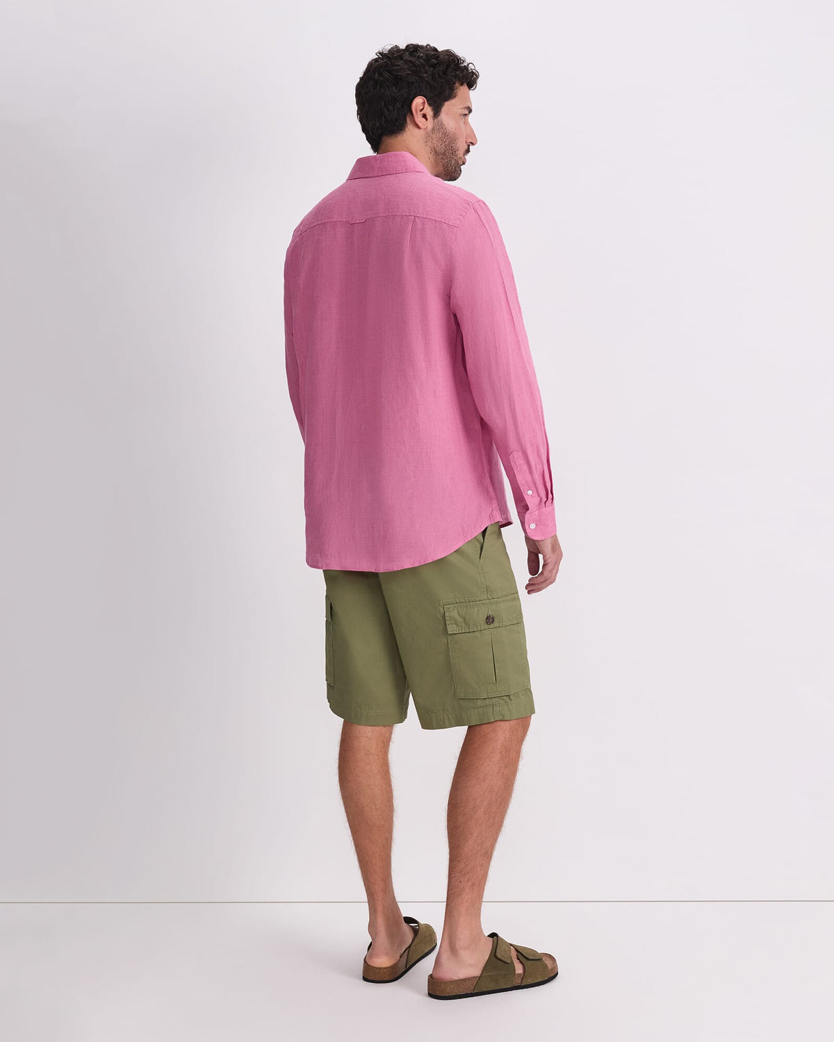 Linen Long Sleeve Delave Shirt