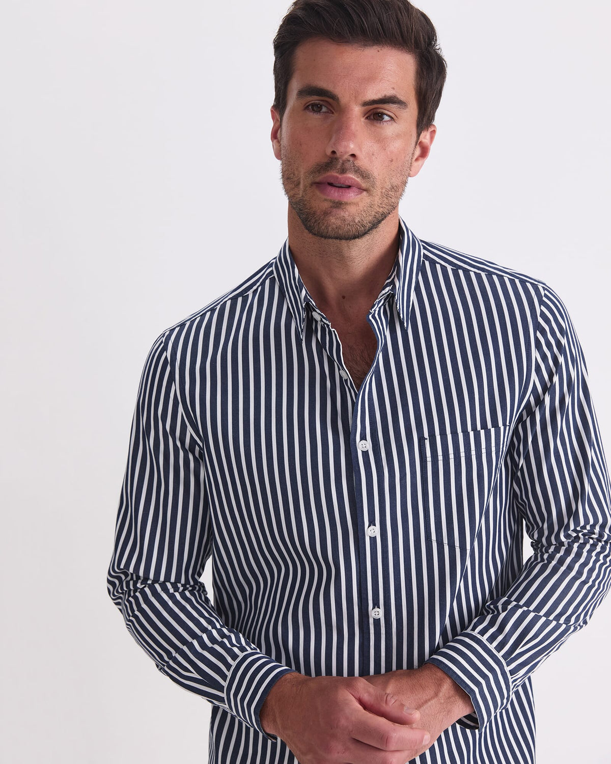 Ryan Stripe Long Sleeve Shirt