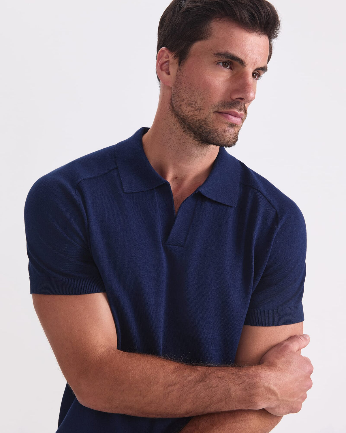 Brookes Short Sleeve Knit Polo