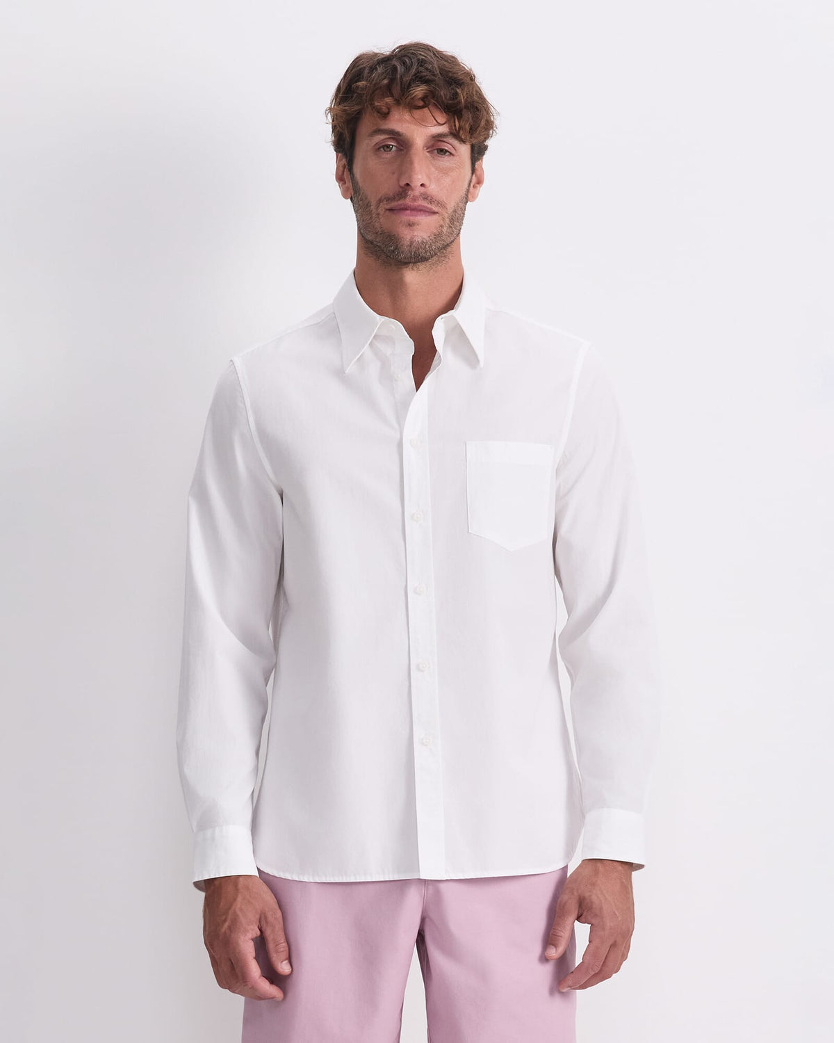 Long Sleeve Poplin Shirt