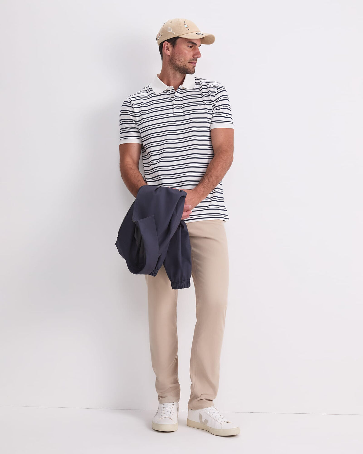 SC Stripe Pique Polo