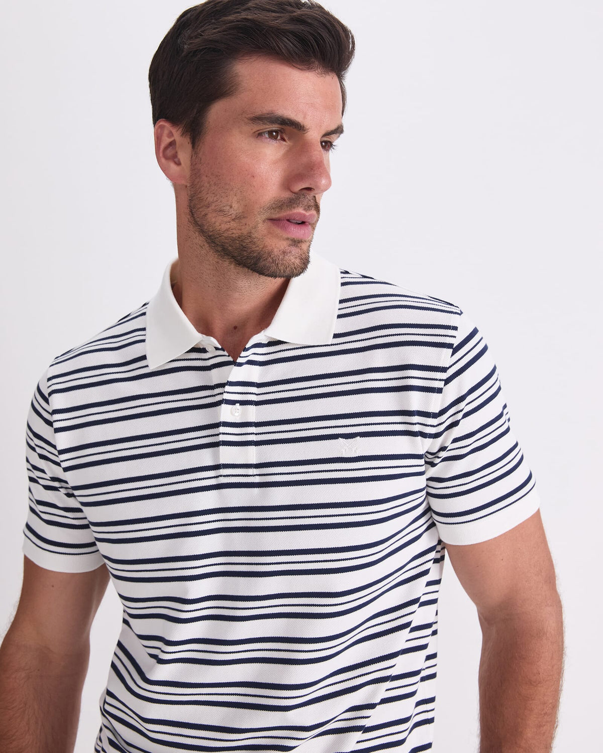 SC Stripe Pique Polo