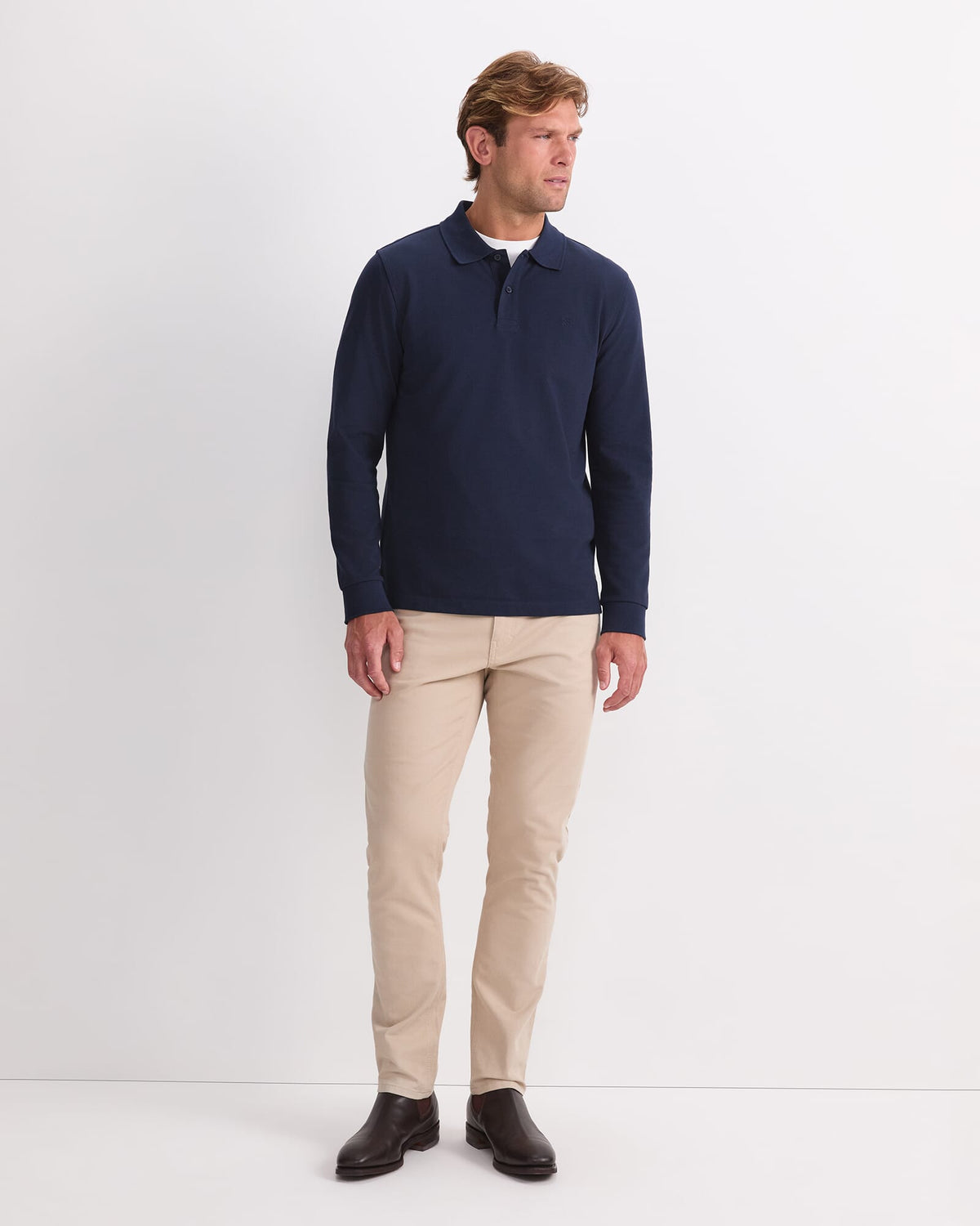 Long Sleeve SC Pique Polo