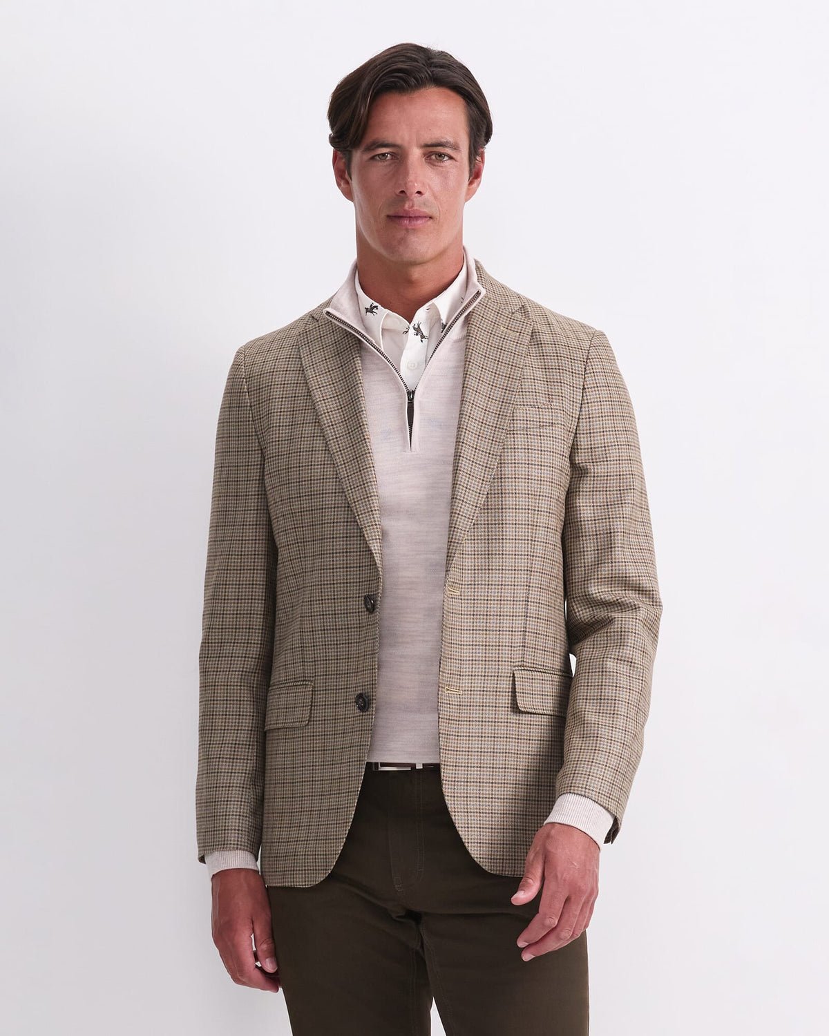 Check Single Breasted Blazer