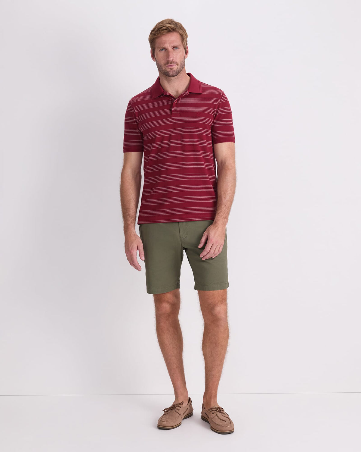 SC Stripe Pique Polo