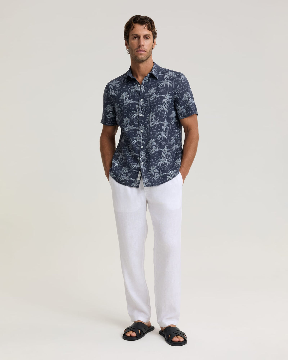 Hamilton Short Sleeve Linen Shirt