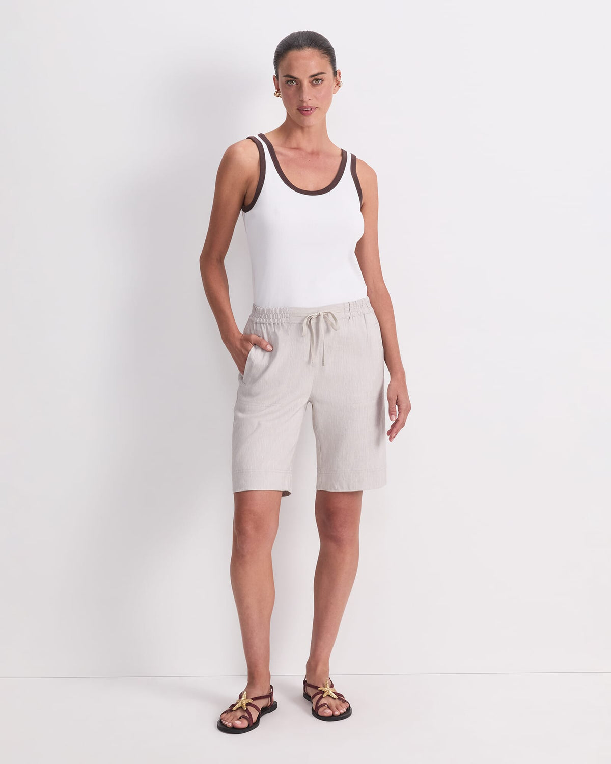 Rosa Linen Short
