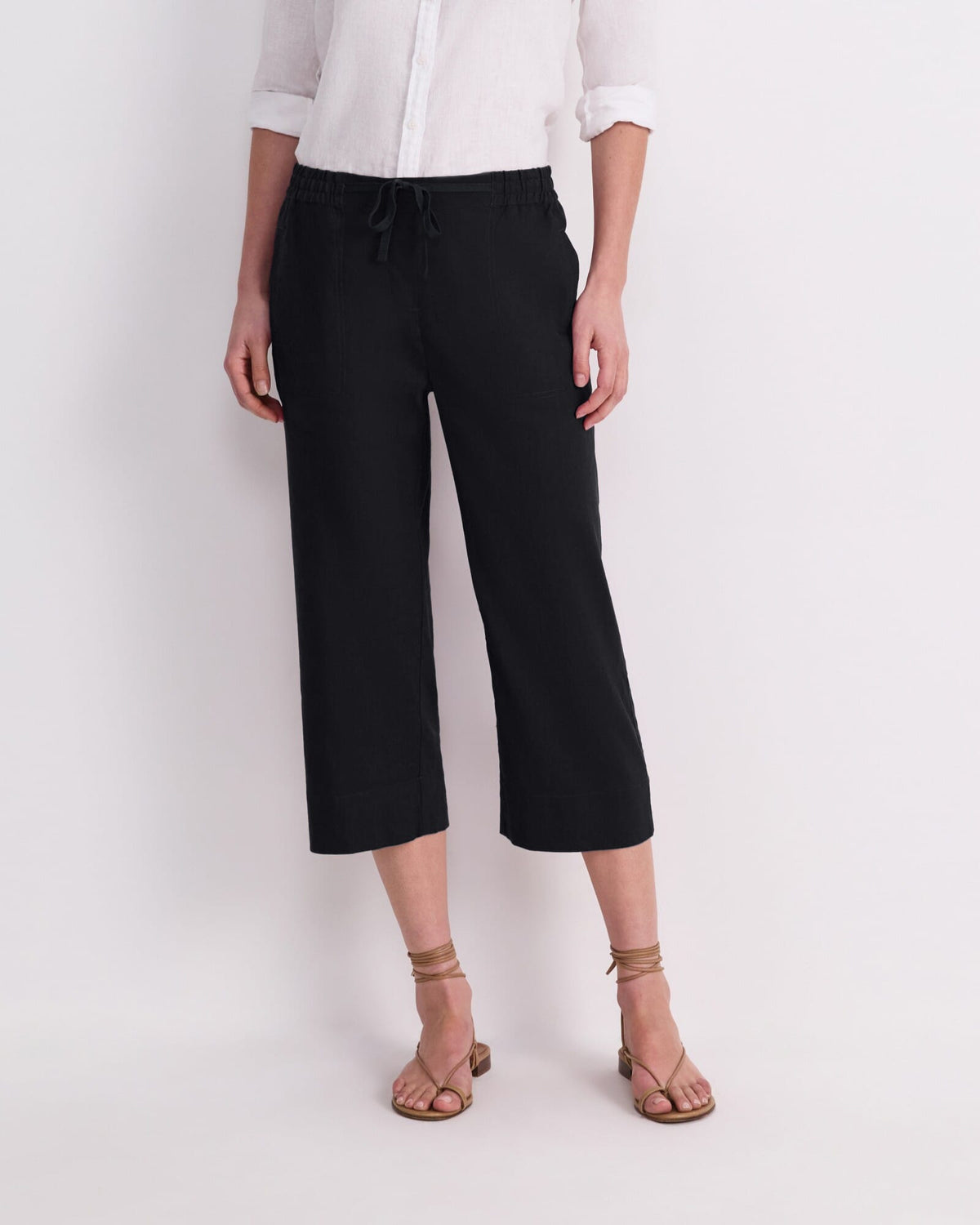 Rosa Crop Linen Pant