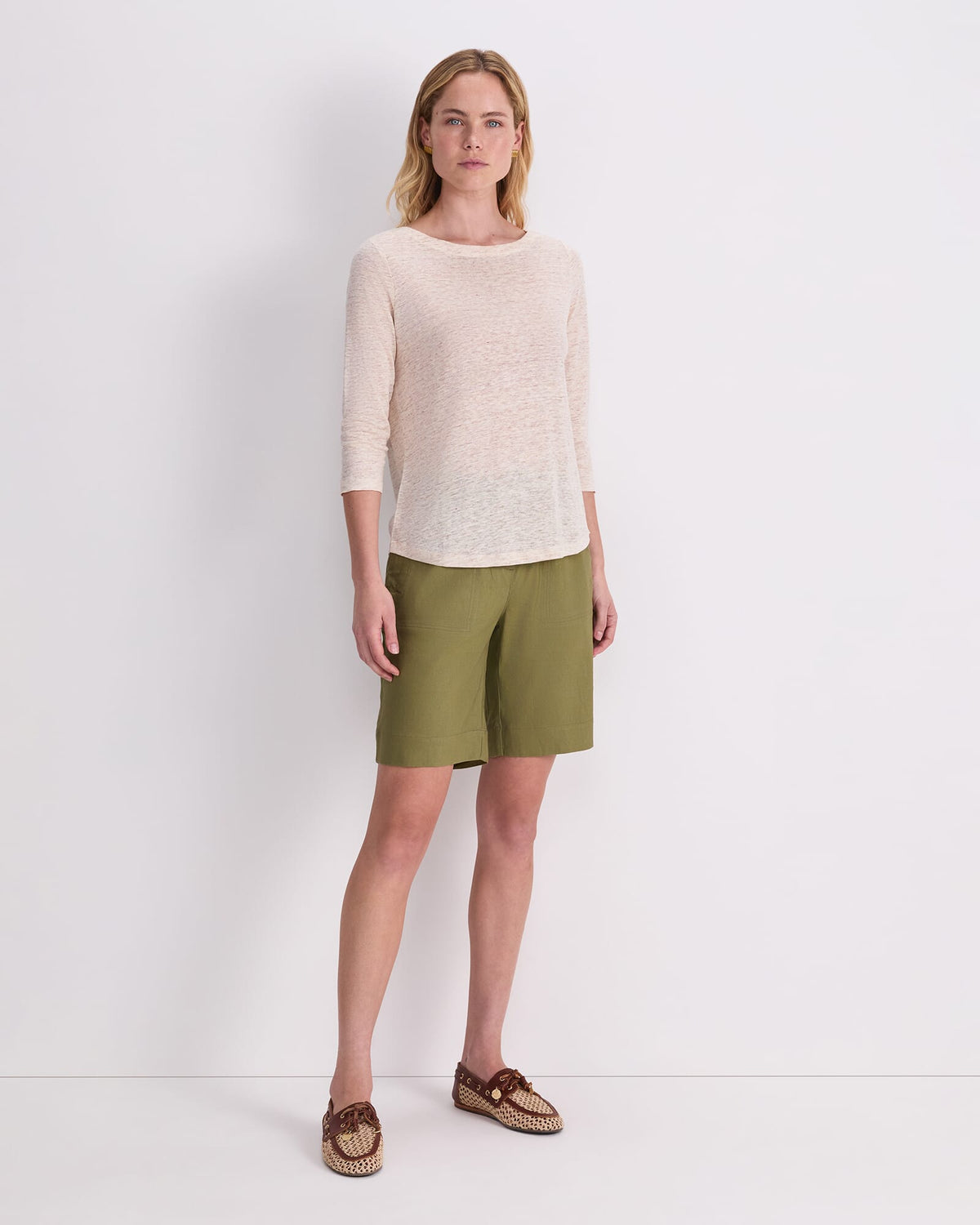 Cecile Linen Top