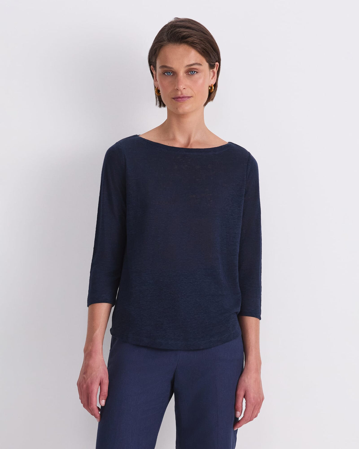 Cecile Linen Top