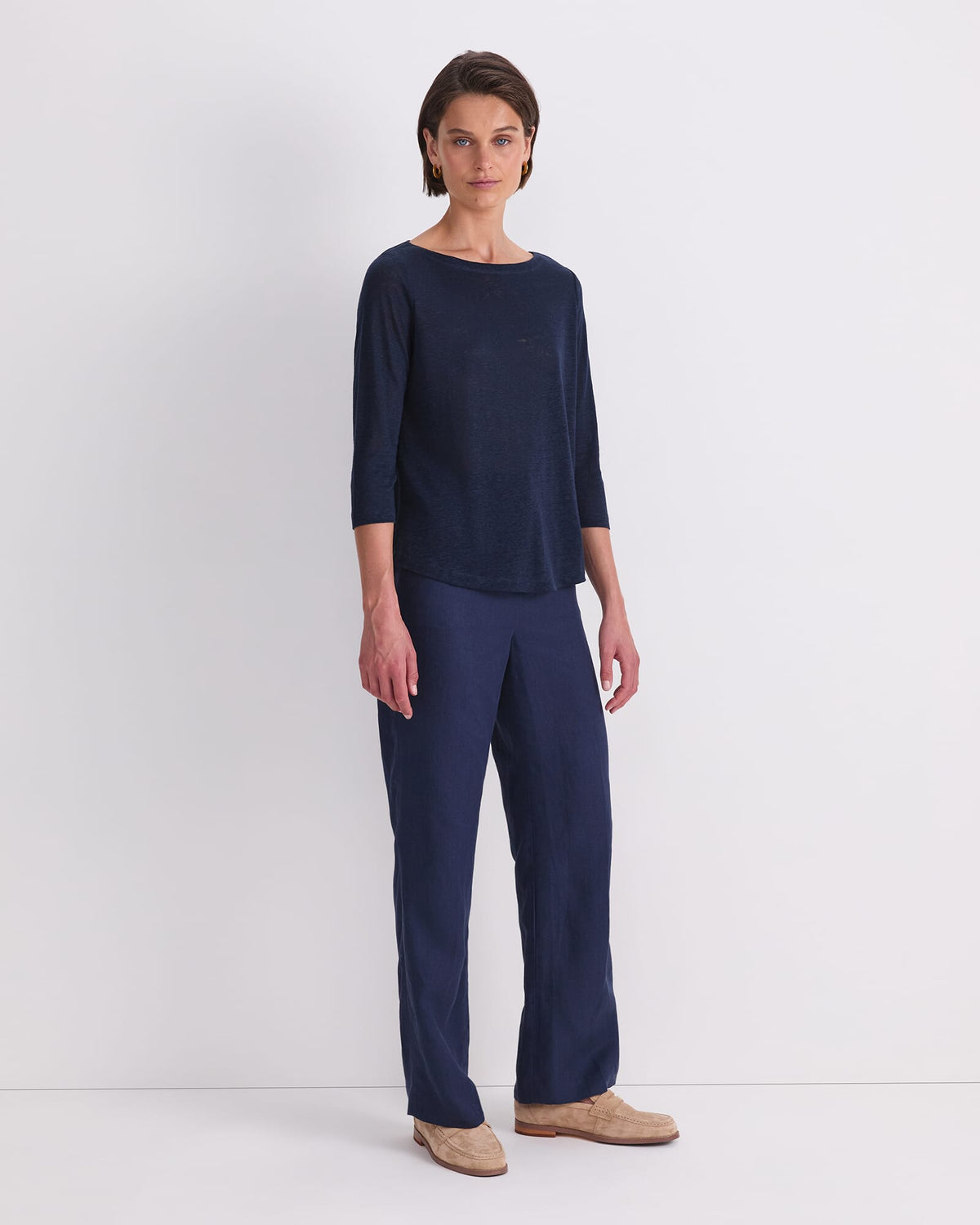 Cecile Linen Top