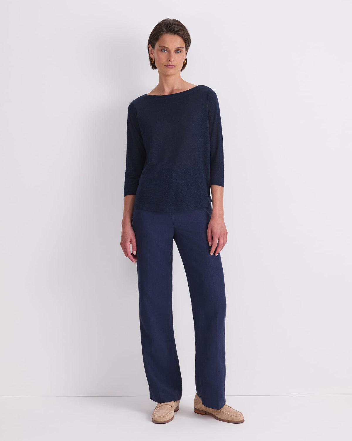 Cecile Linen Top