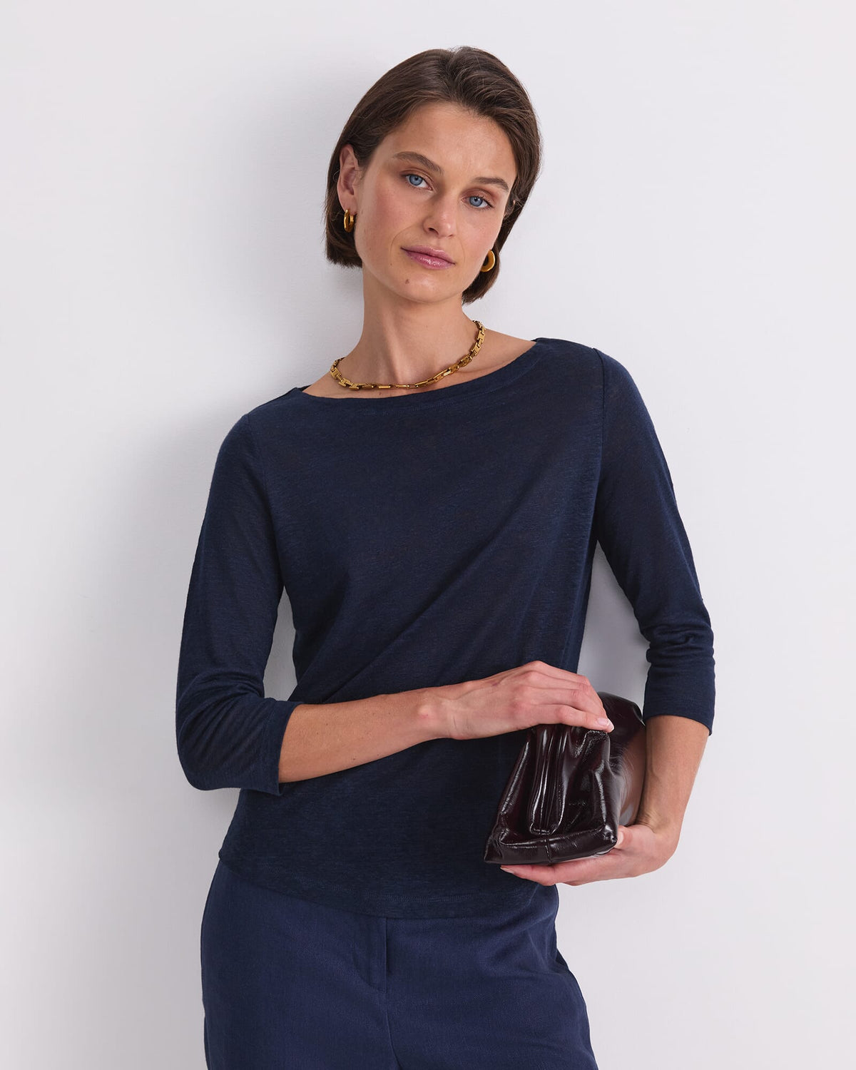 Cecile Linen Top