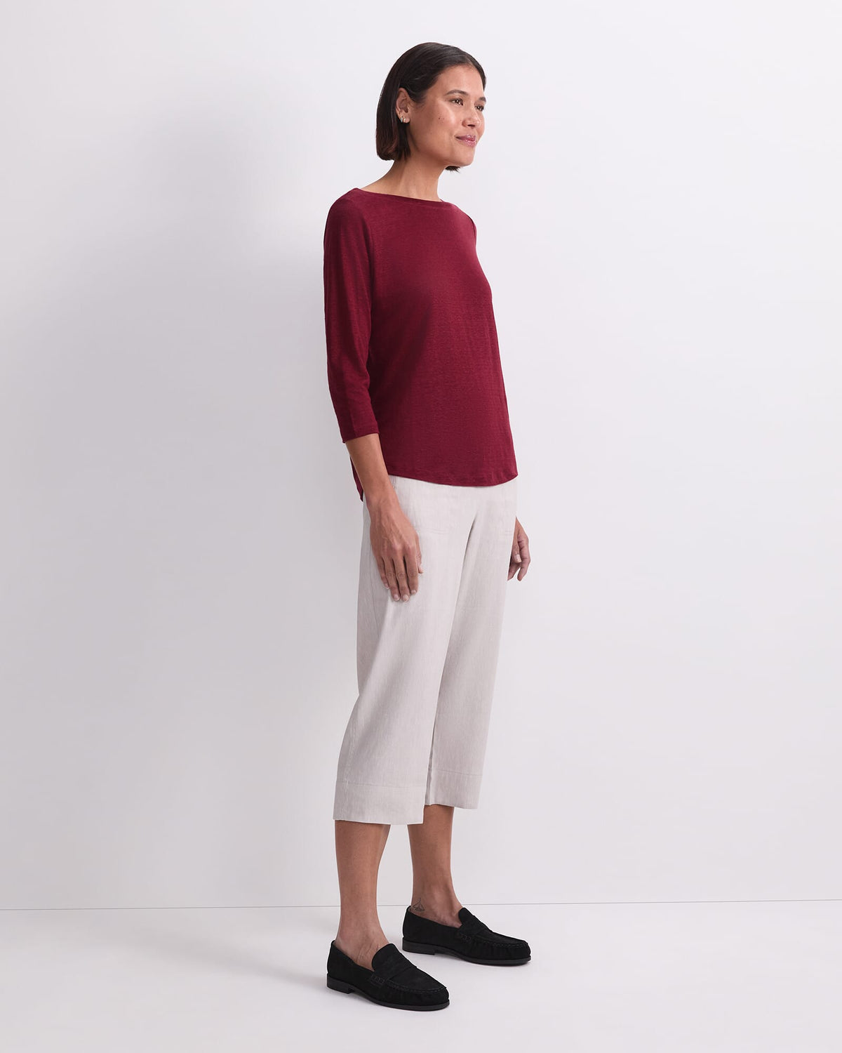 Cecile Linen Top