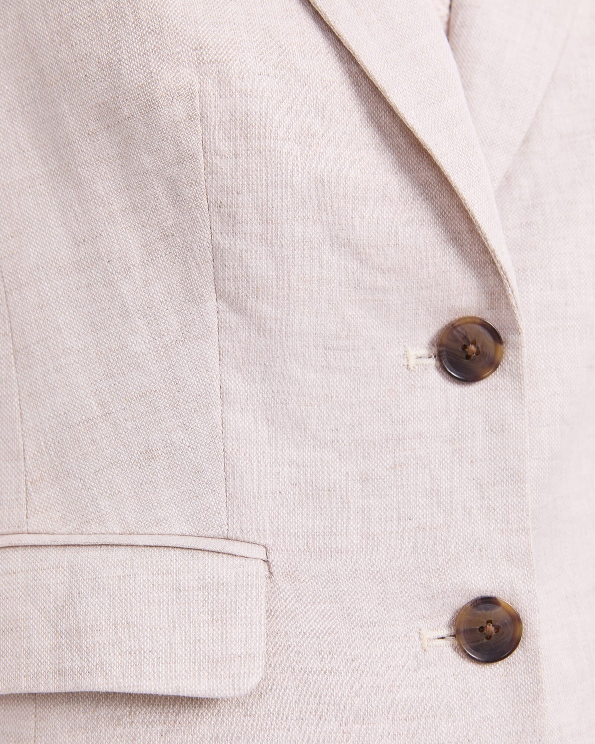 Freya Short Linen Blazer