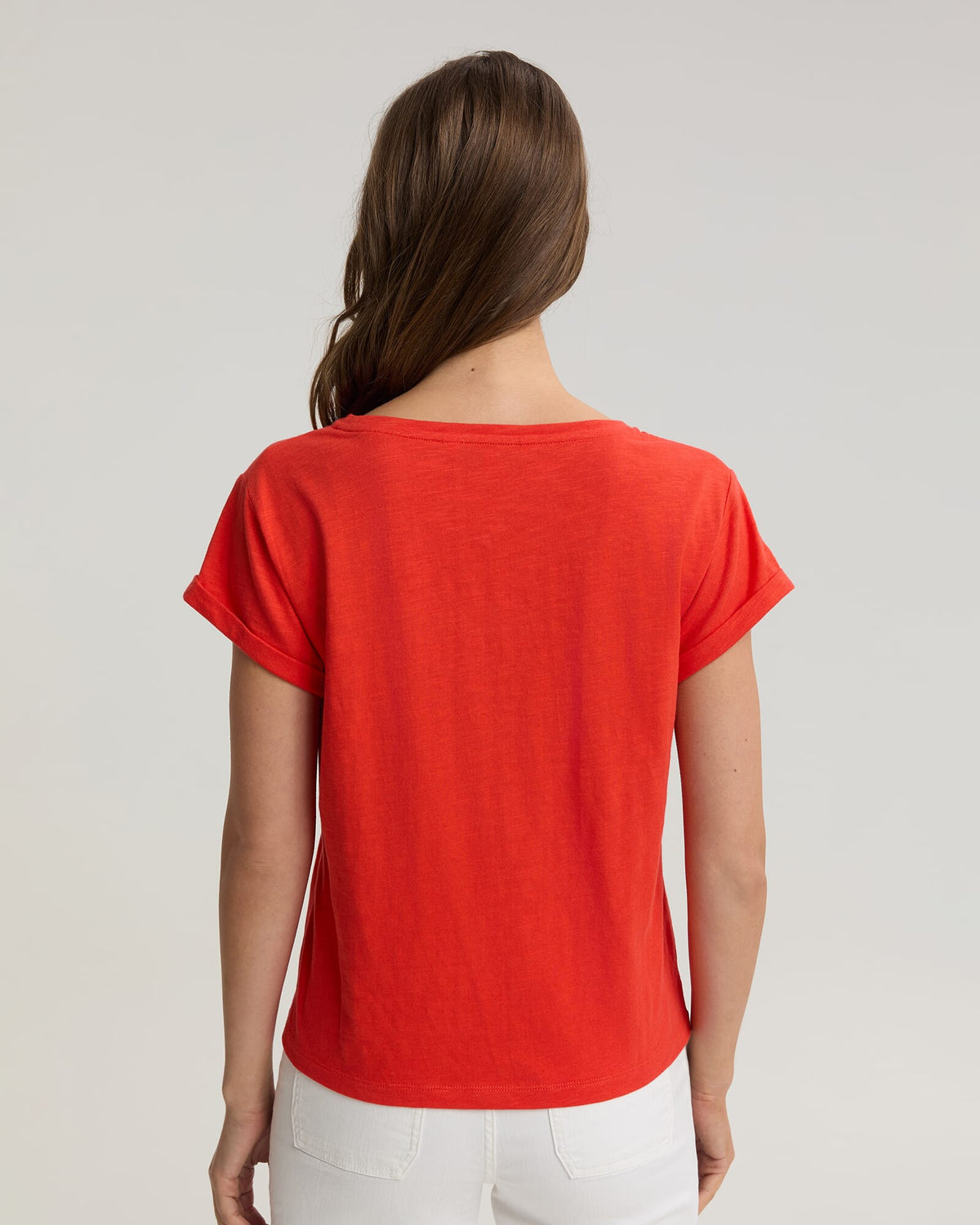 Alexa Slub Cotton Tee
