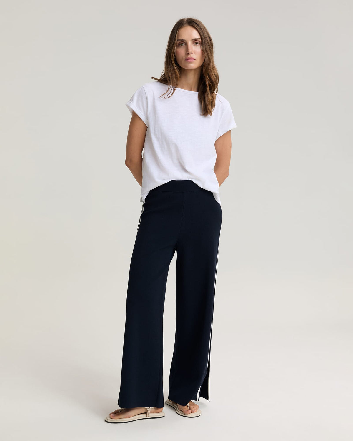 Alexa Slub Cotton Tee