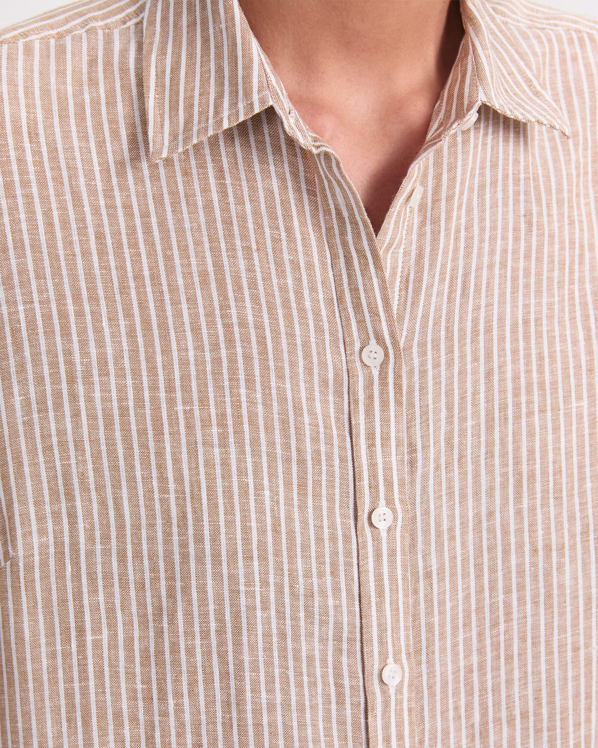 Dahlia Stripe Linen Shirt