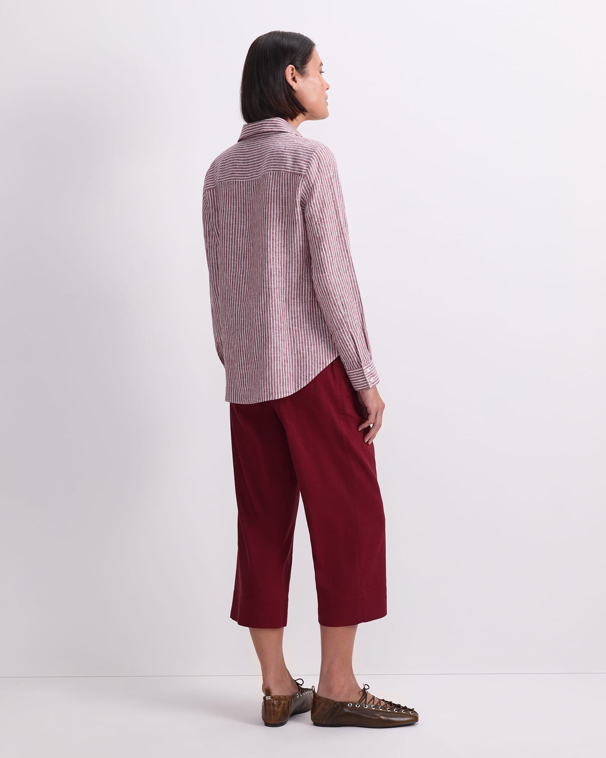 Dahlia Stripe Linen Shirt