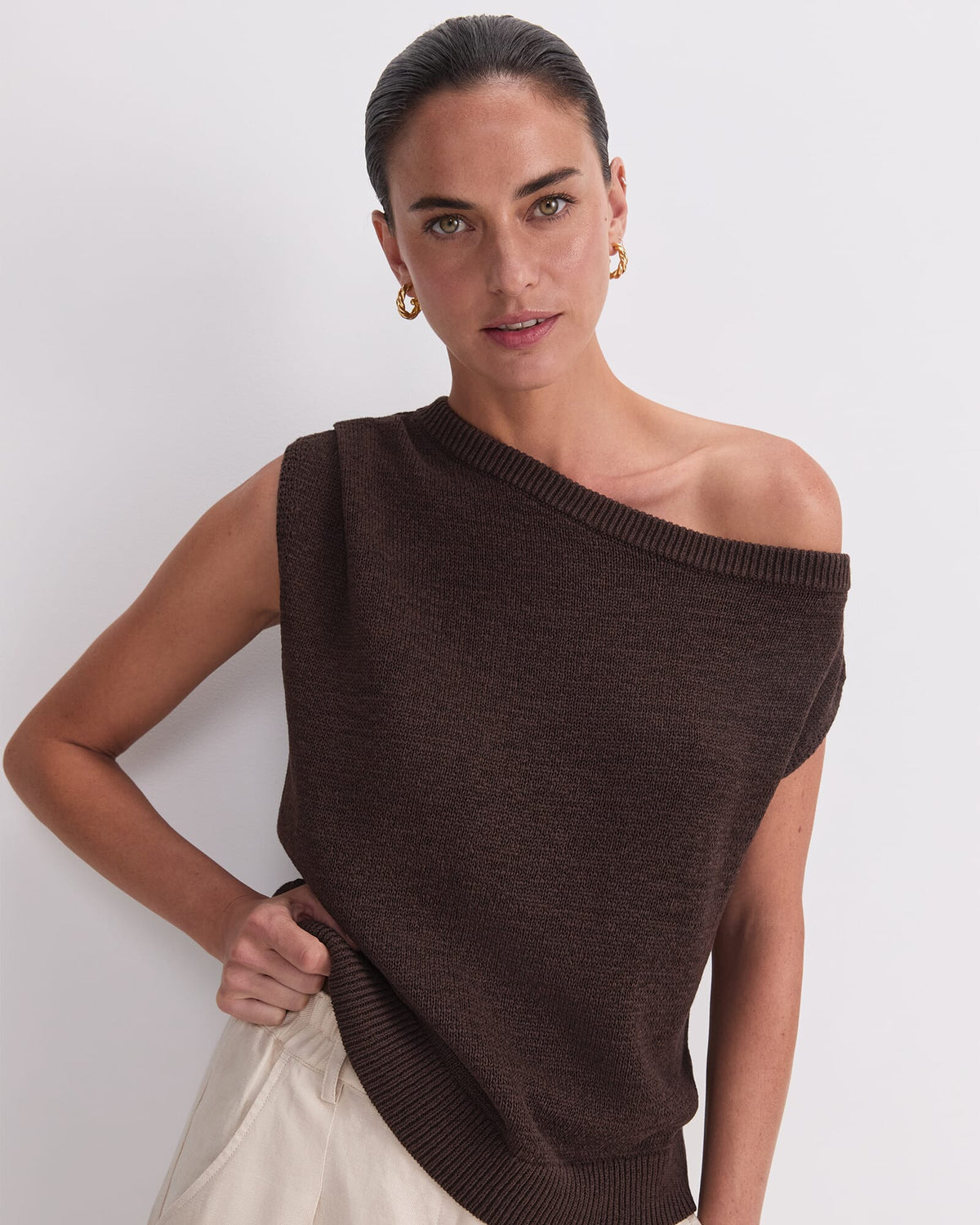 Josie Asymmetric Knit
