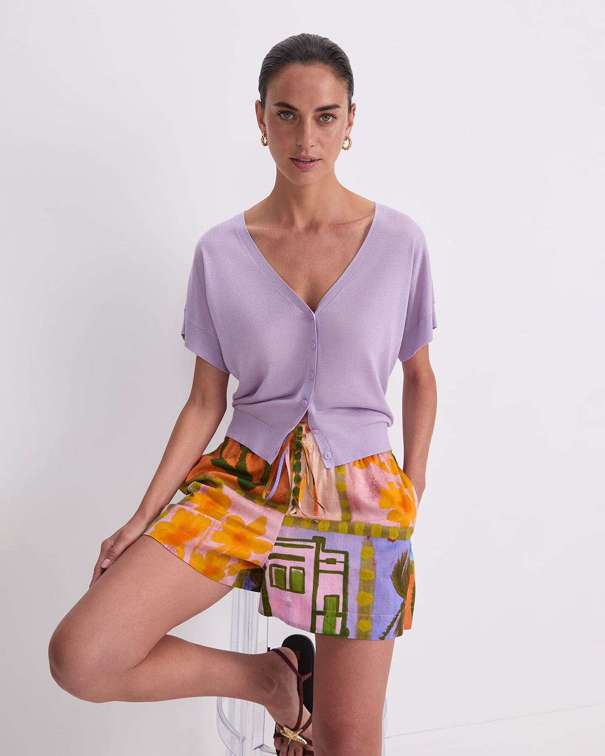 Silk Blend Reversible Knit