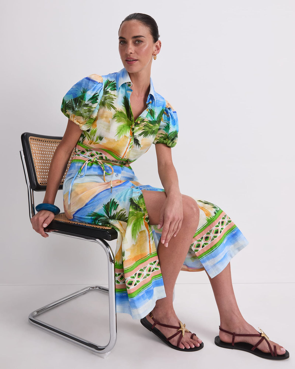Sunset Palm Dress