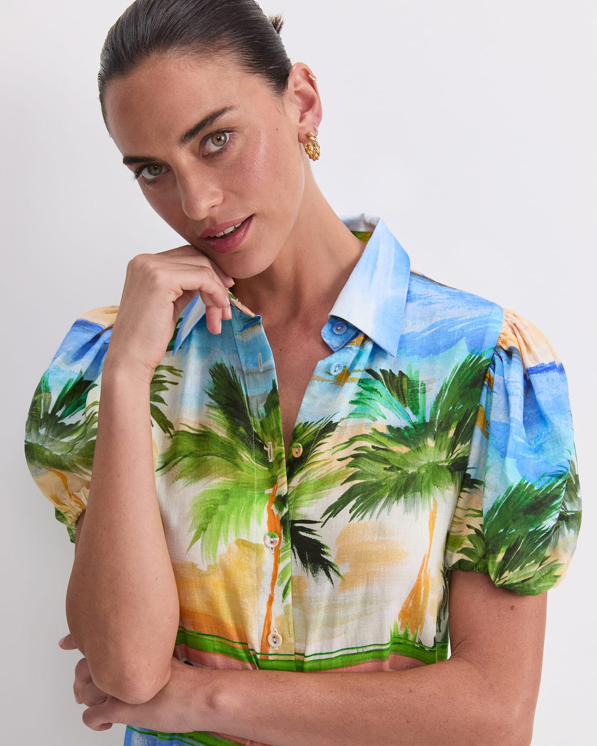 Sunset Palm Dress