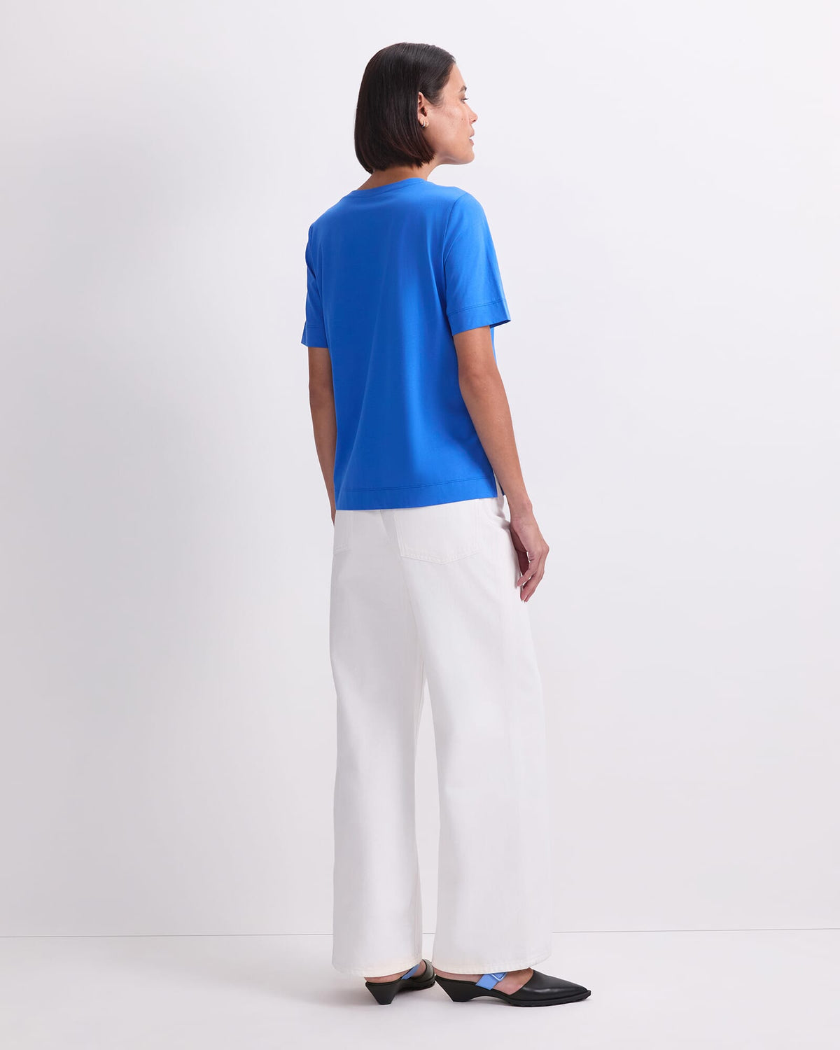 Mercerised Cotton Short Sleeve Tee