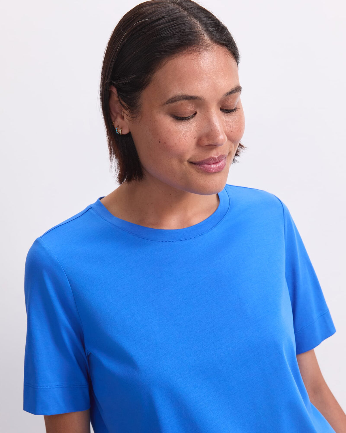Mercerised Cotton Short Sleeve Tee