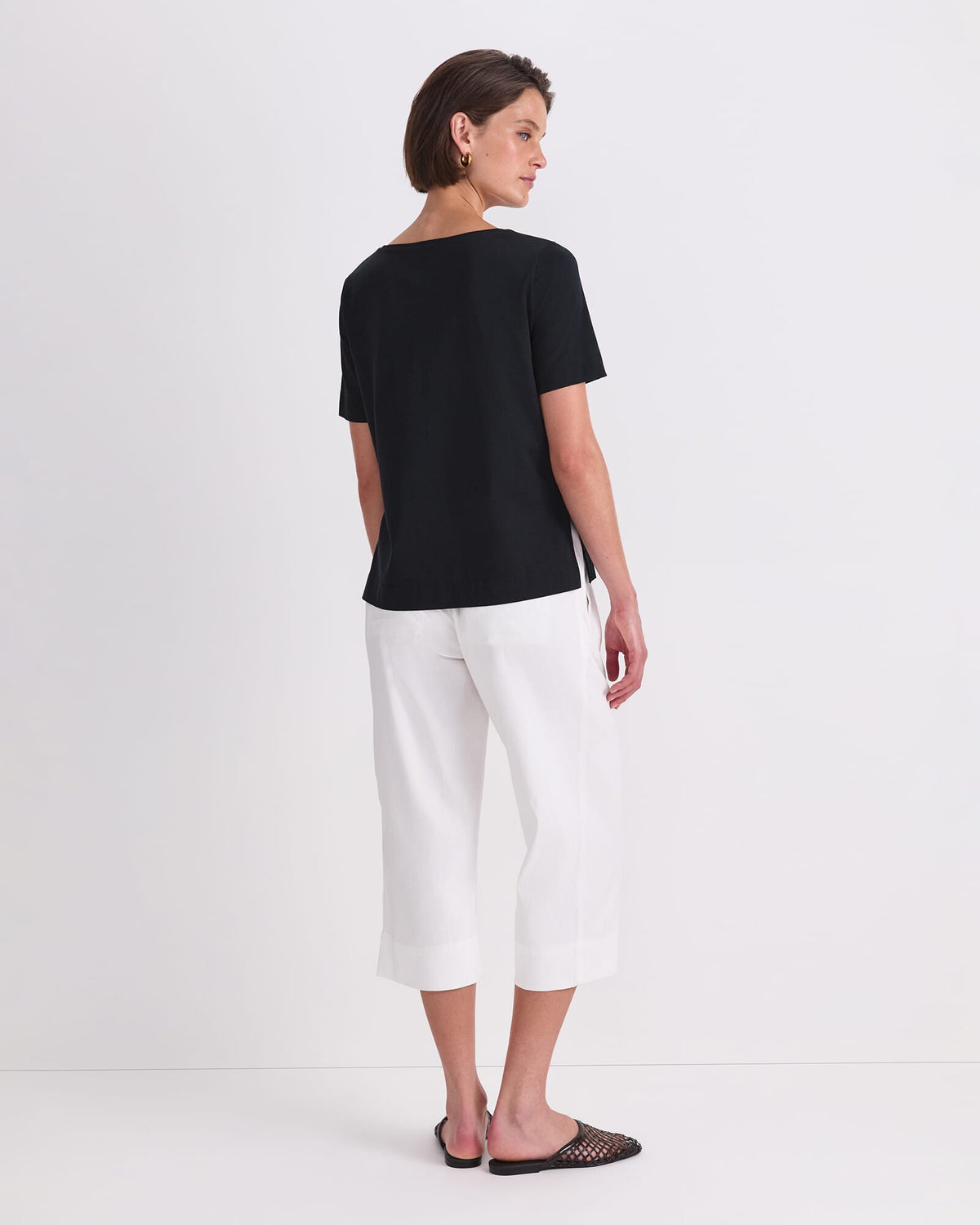 Mercerised Cotton Short Sleeve Tee