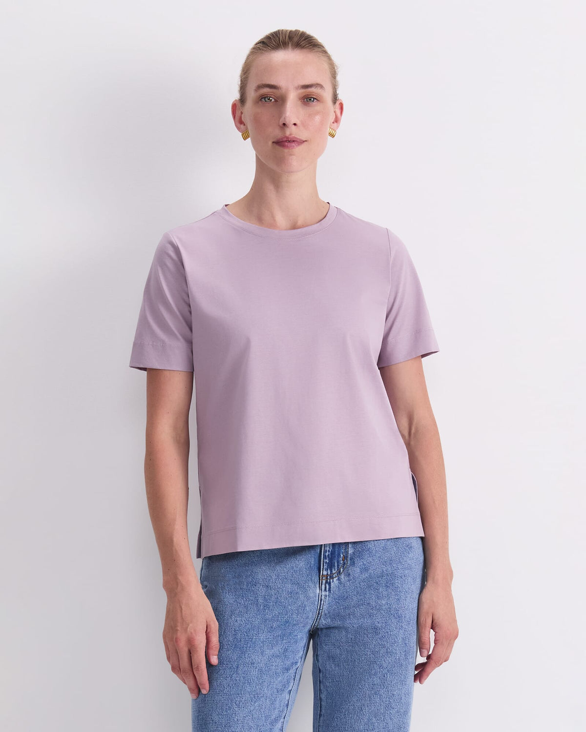 Mercerised Cotton Short Sleeve Tee