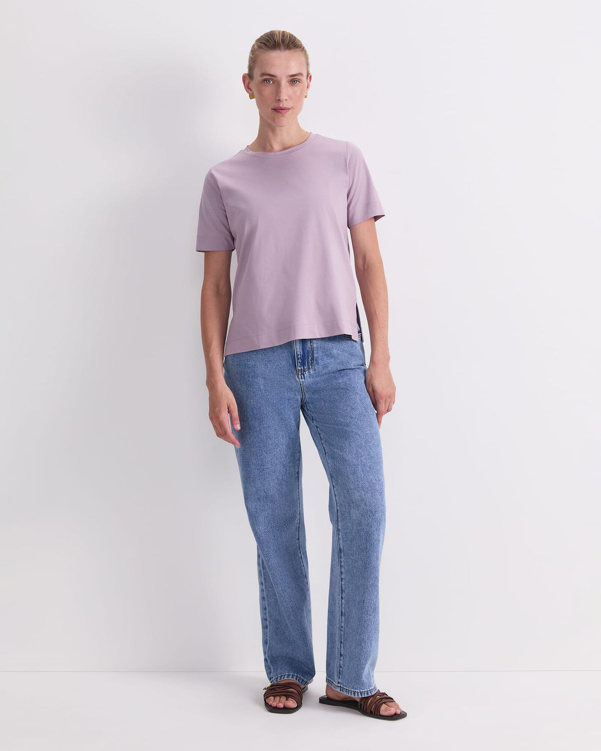 Mercerised Cotton Short Sleeve Tee
