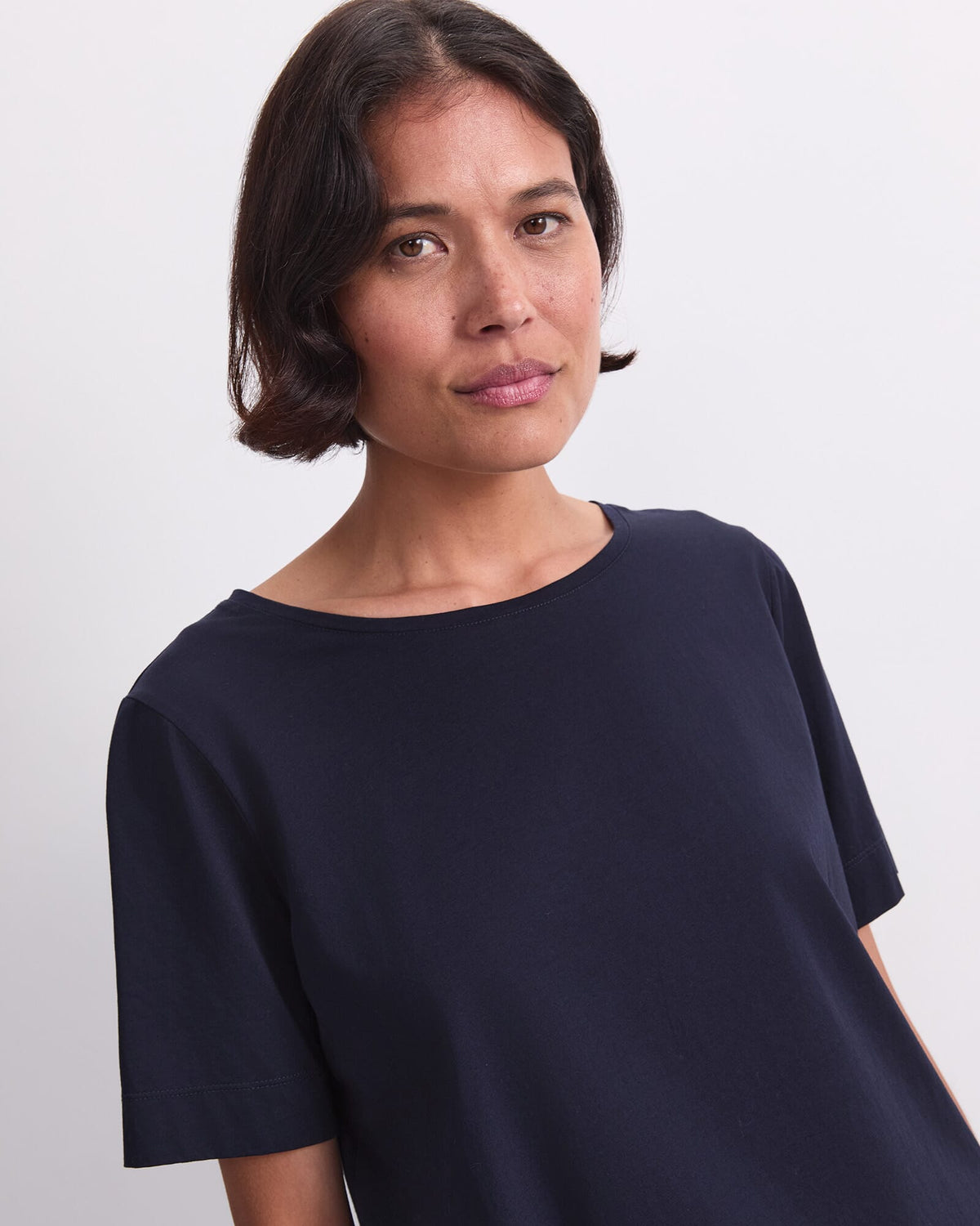 Mercerised Cotton Short Sleeve Tee