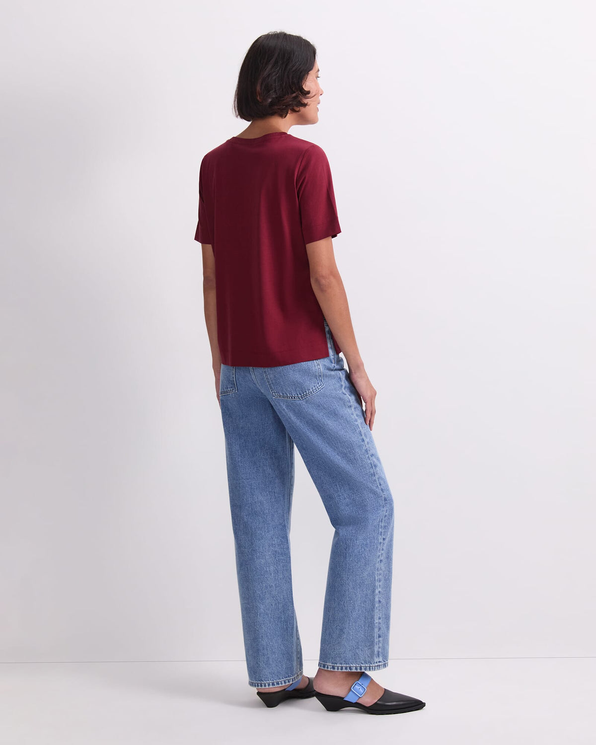 Mercerised Cotton Short Sleeve Tee