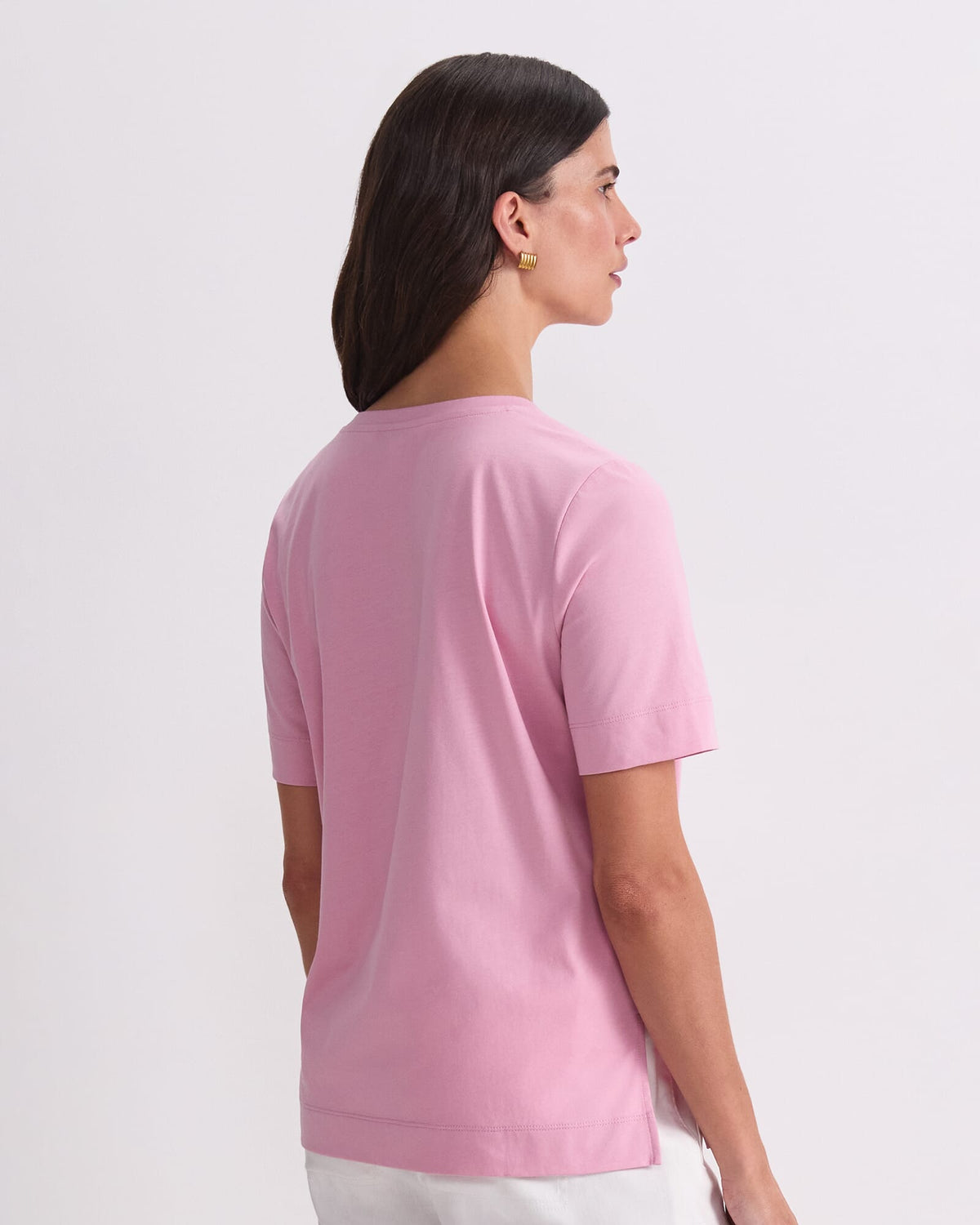 Mercerised Cotton Short Sleeve Tee