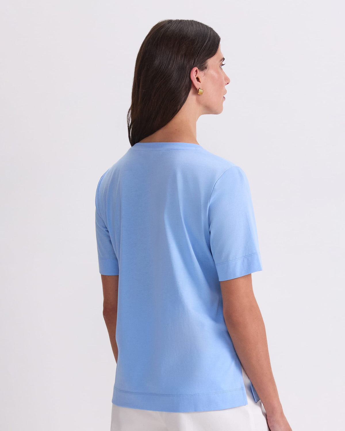 Mercerised Cotton Short Sleeve Tee