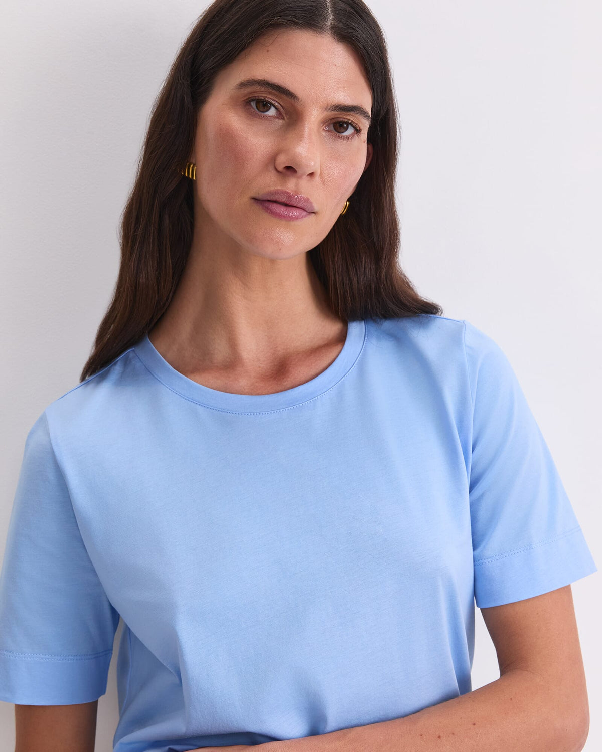 Mercerised Cotton Short Sleeve Tee