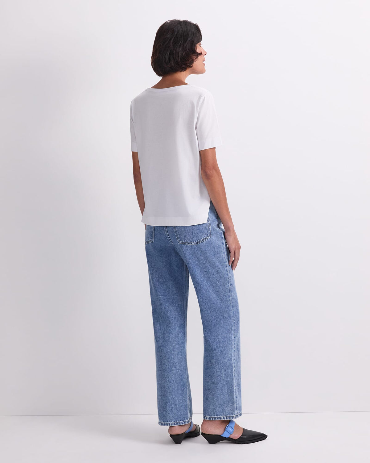 Mercerised Cotton Short Sleeve Tee