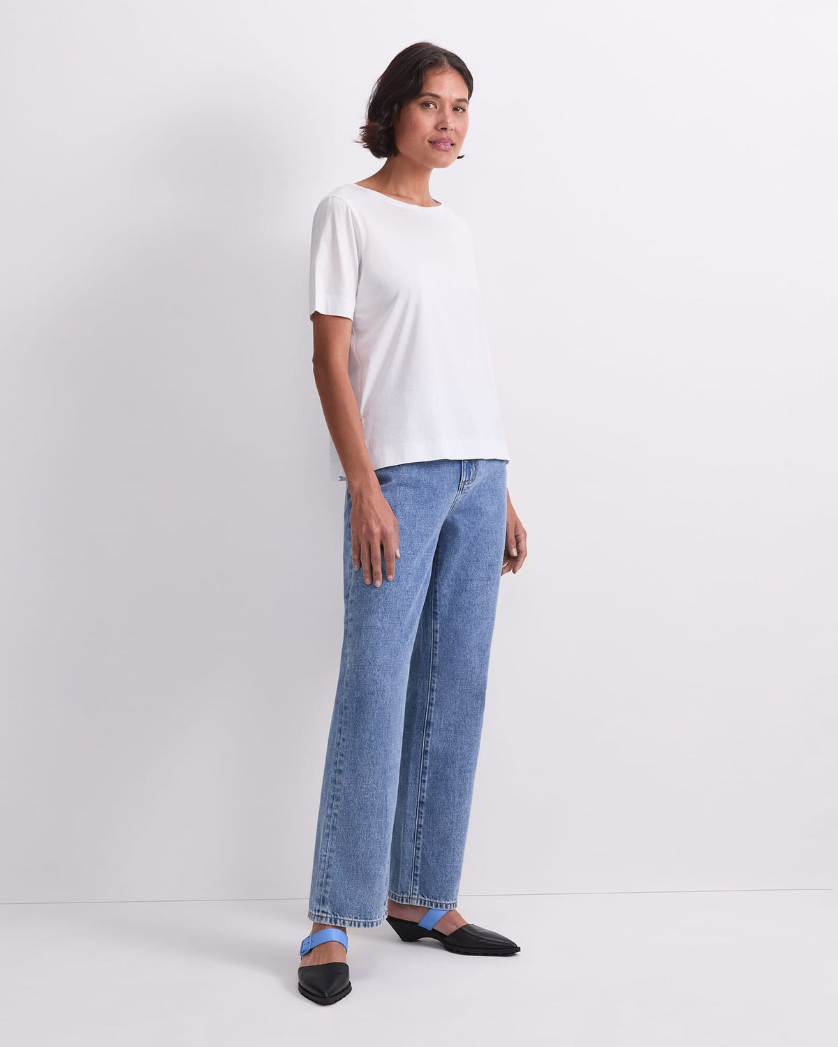 Mercerised Cotton Short Sleeve Tee