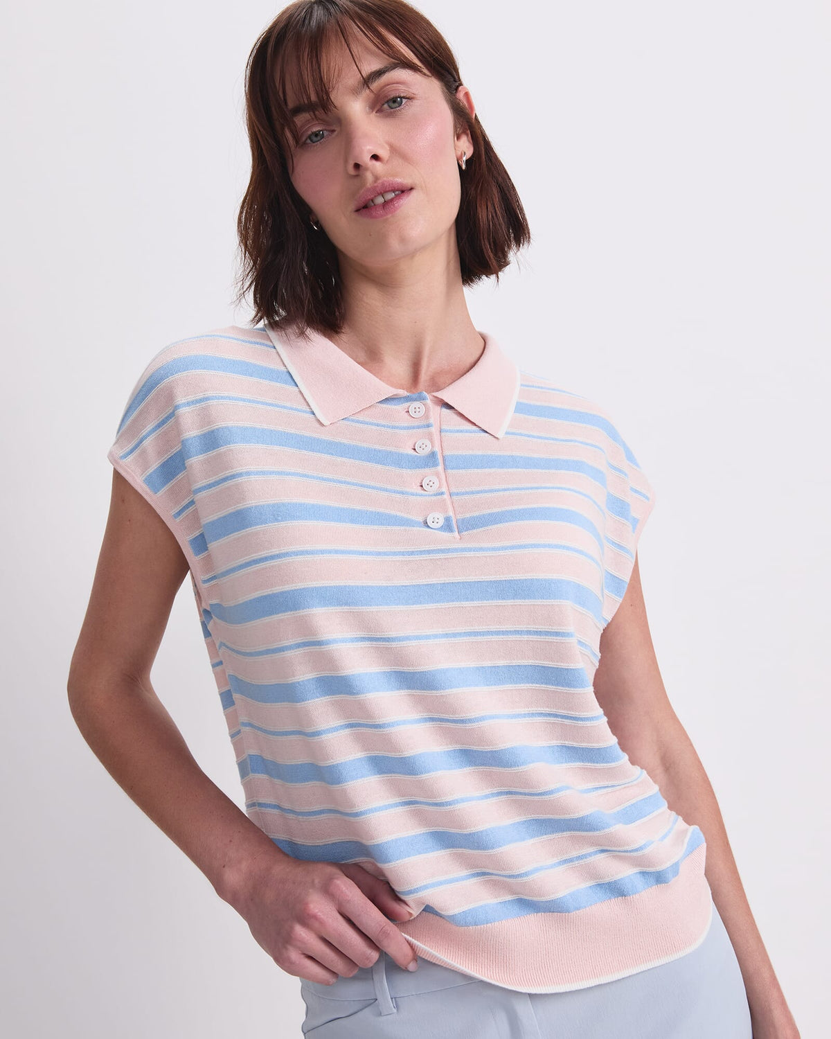 Alphine Stripe Polo