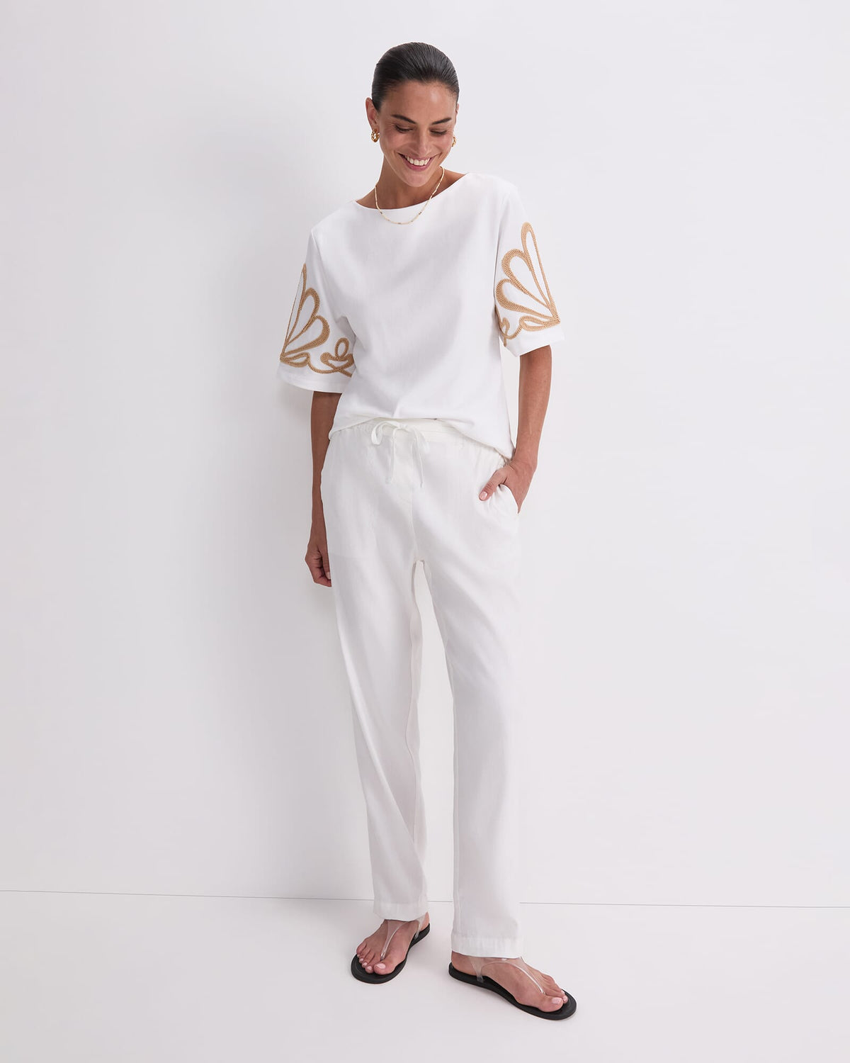 Eliza Embroidery Top