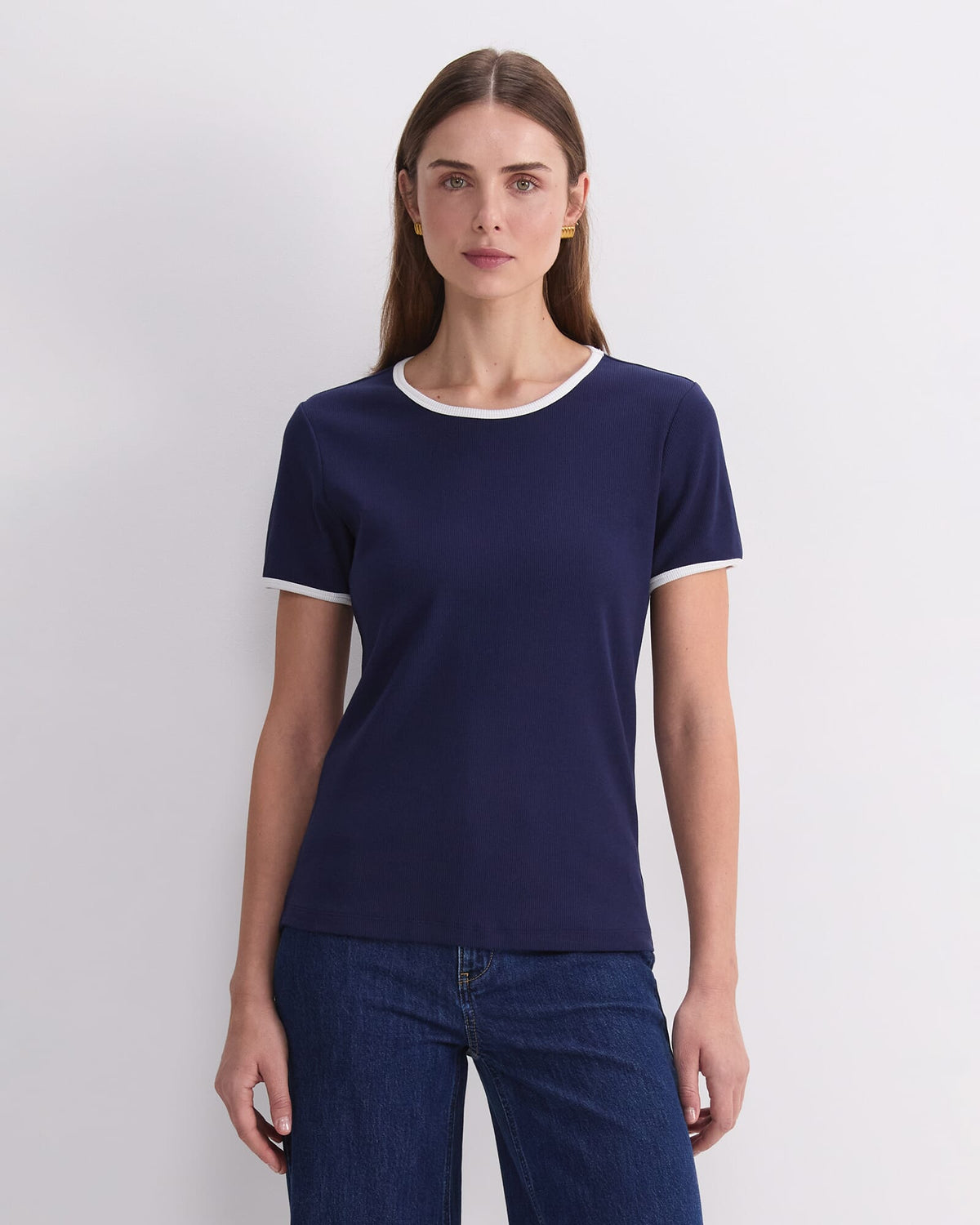 Staple Cotton Blend Tee