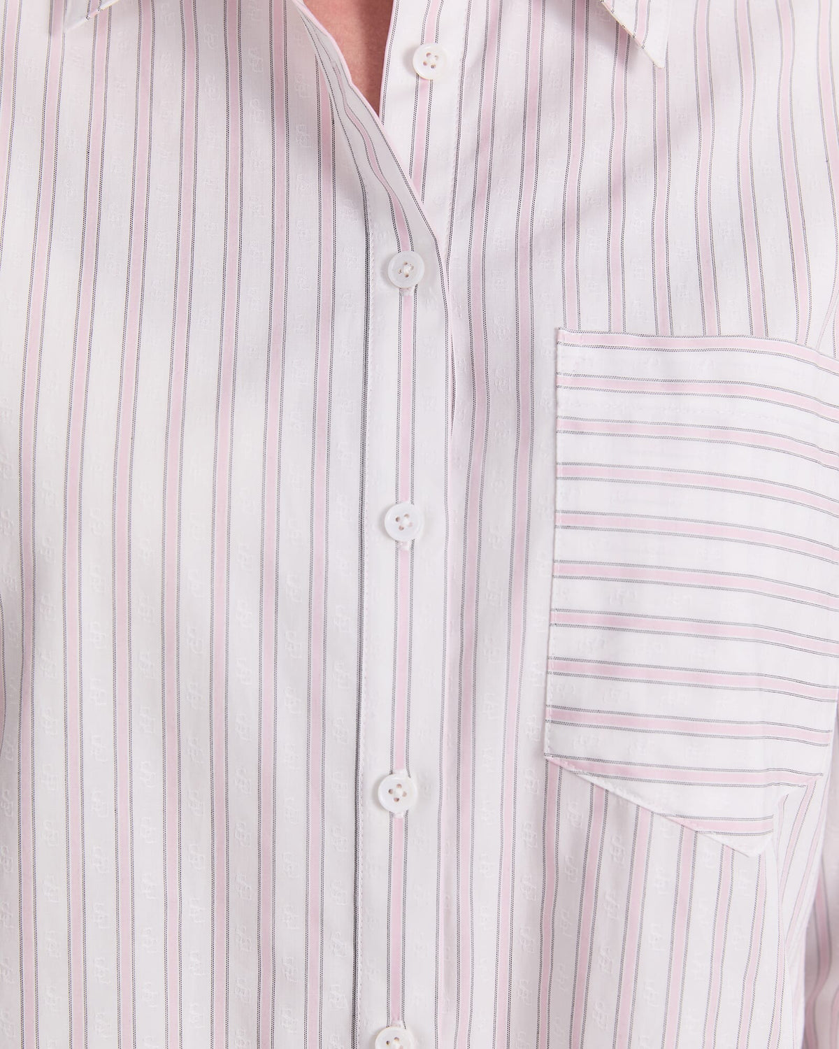 Logo Stripe Pocket Shirt