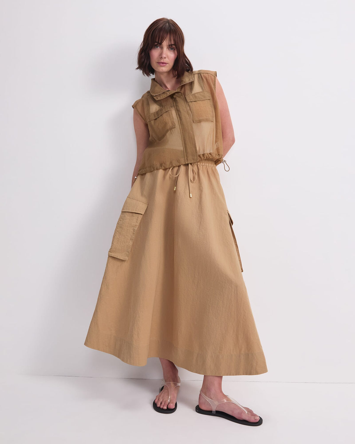 Tia Pocket Maxi Skirt