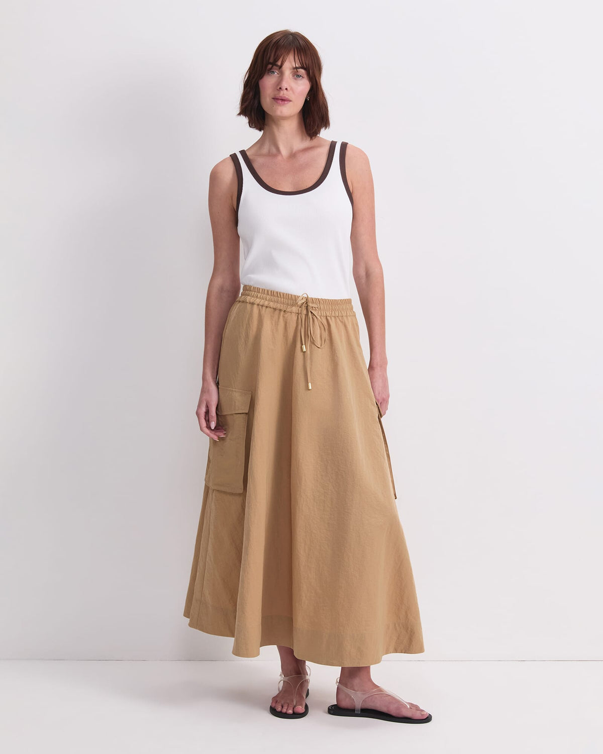 Tia Pocket Maxi Skirt