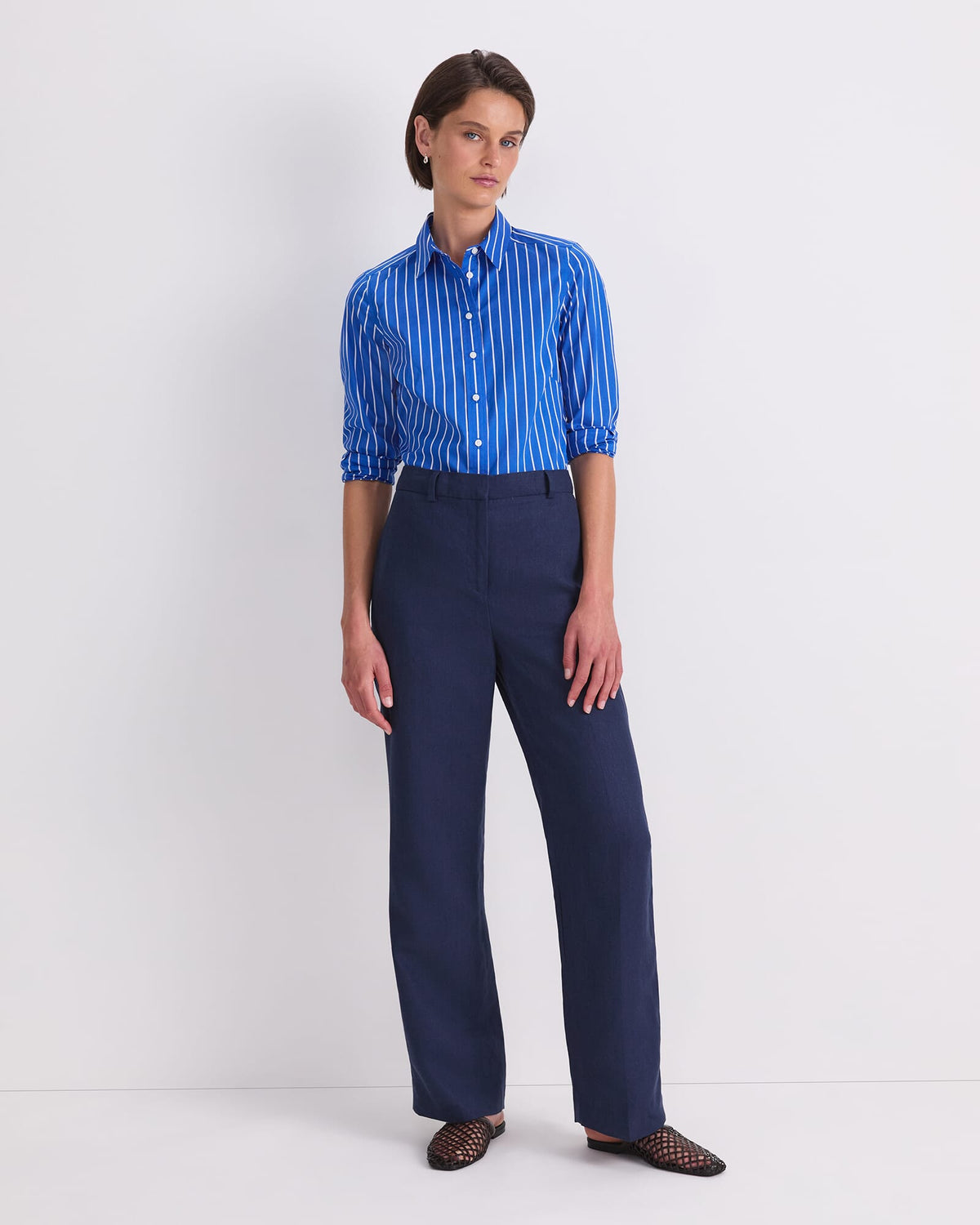 Freya Straight Linen Pant