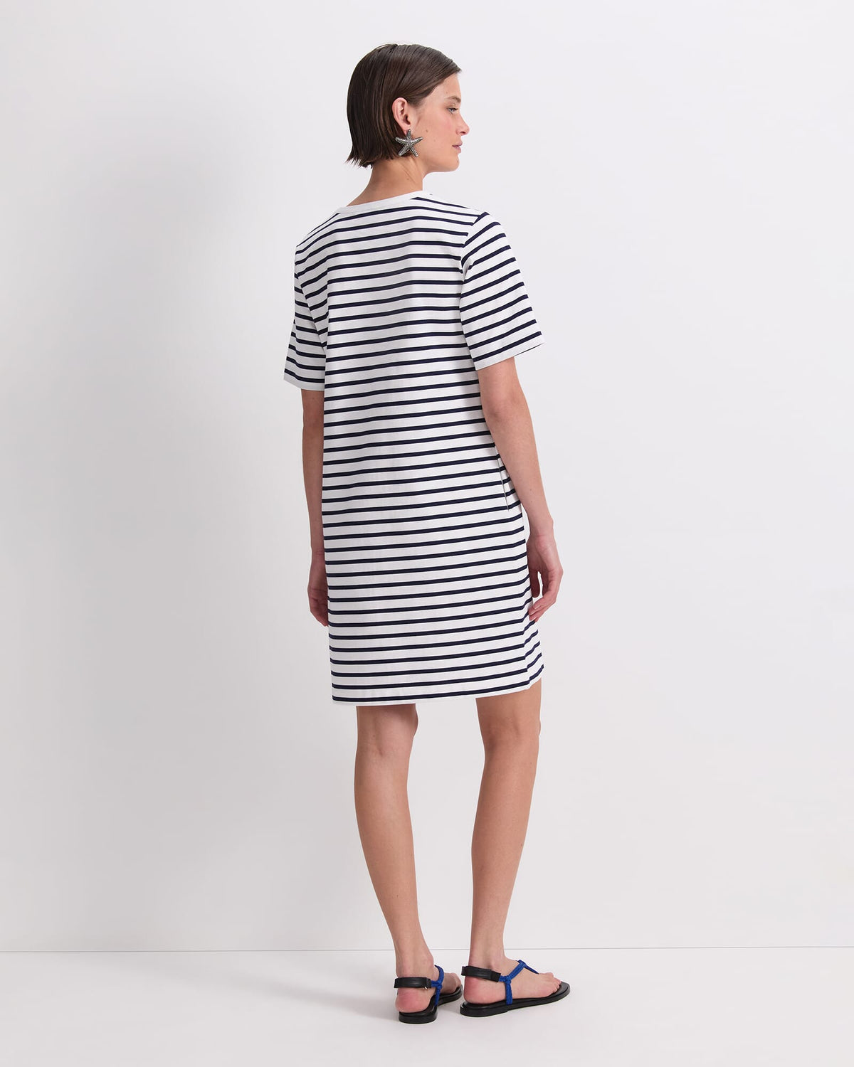 Stripe Shopper Mini Dress