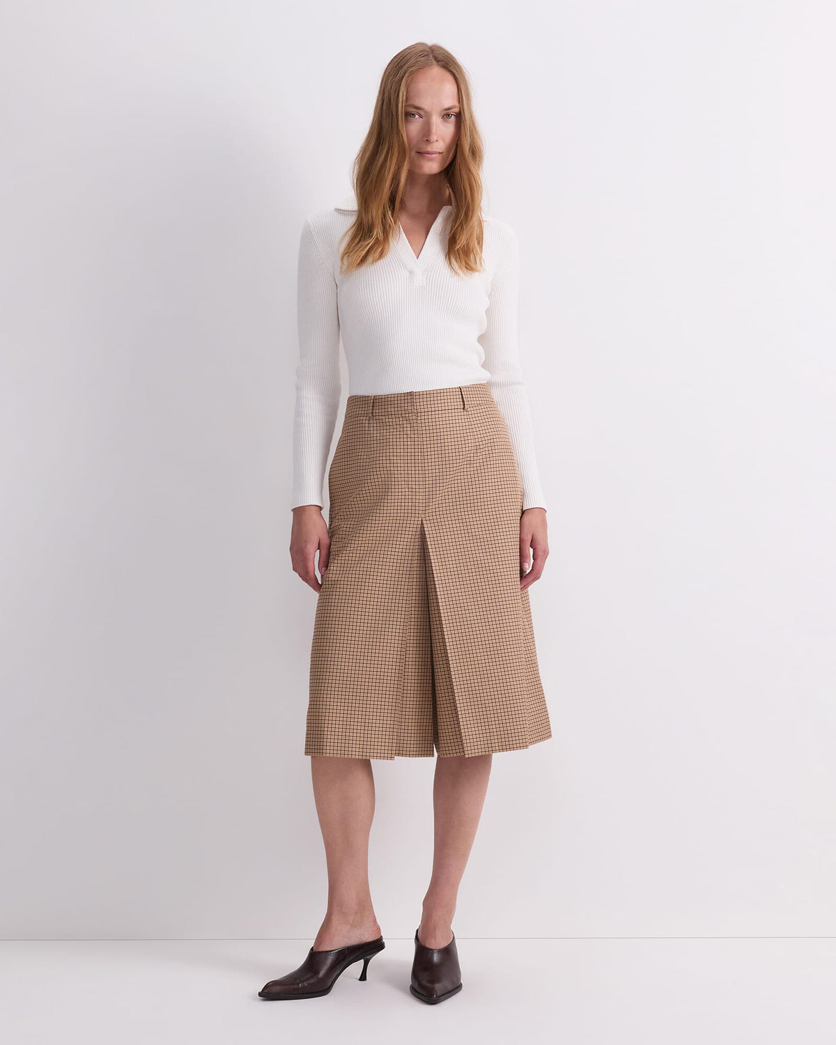 Audrey Check Culotte